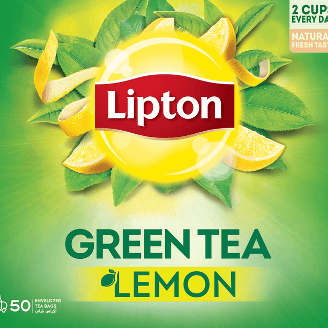 Lipton Lemon Green Tea - 50 Bags - Pinoyhyper
