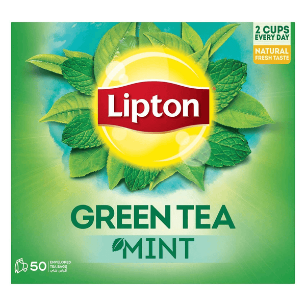 Lipton Mint Green Tea - 50 Bags - Pinoyhyper