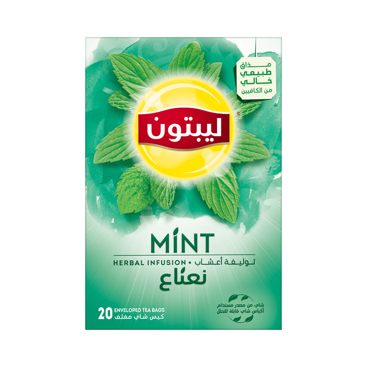 Lipton Mint Tea Herbal Infusion - 20 Tea Bags - Pinoyhyper
