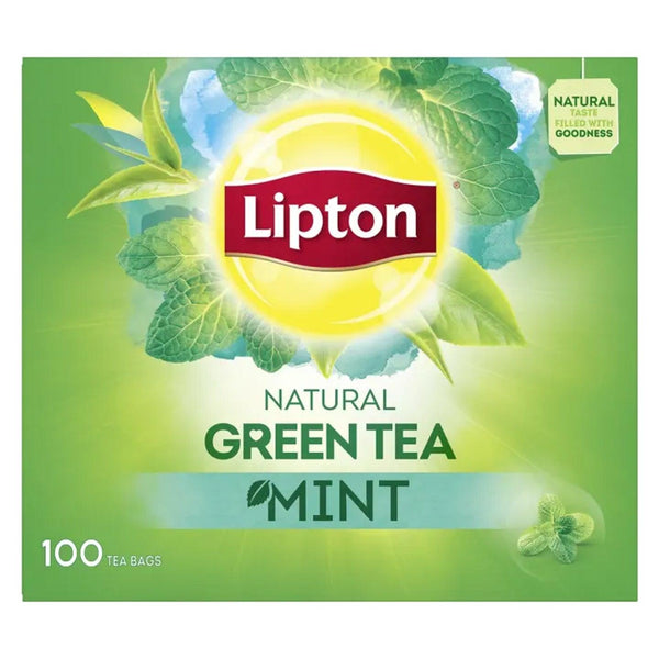 Lipton Natural Green Tea Mint - 100's Tea Bags - Pinoyhyper