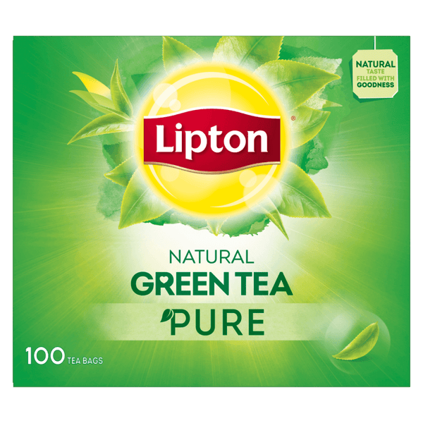Lipton Natural Green Tea Pure - 100's Tea Bags - Pinoyhyper