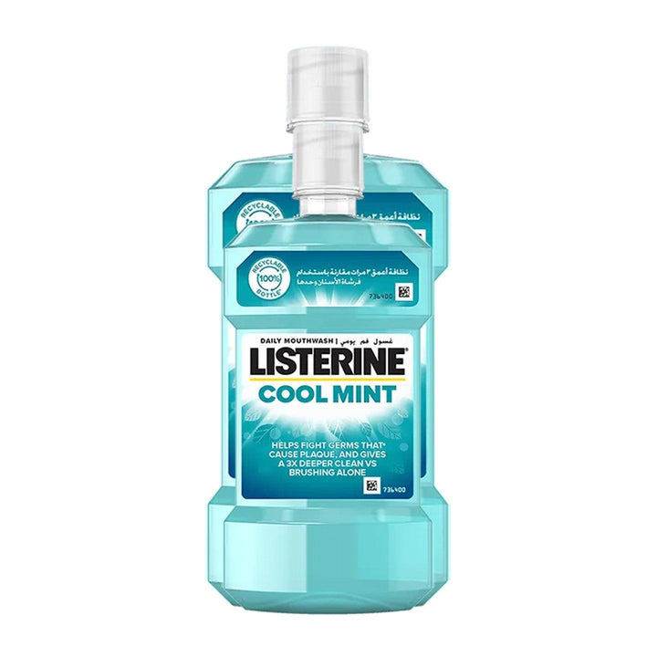 Listerine Daily Mouth Wash Cool Mint - 500ml + 250ml - Pinoyhyper