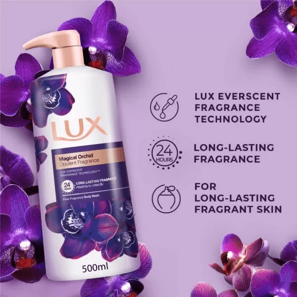 Lux Magical Orchid Opulent Fragrance Body Wash - 500ml - Pinoyhyper