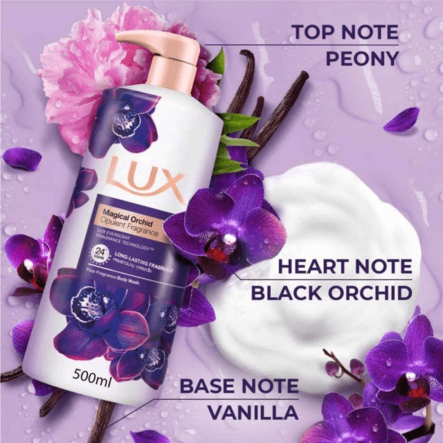 Lux Magical Orchid Opulent Fragrance Body Wash - 500ml - Pinoyhyper