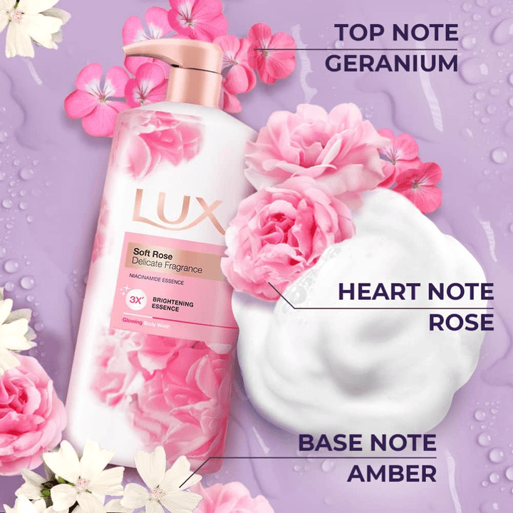 Lux Soft Rose Delicate Fragrance Body Wash - 500ml - Pinoyhyper