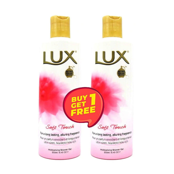 Lux Soft Touch Shower Gel - 250ml (1+1) Offer - Pinoyhyper