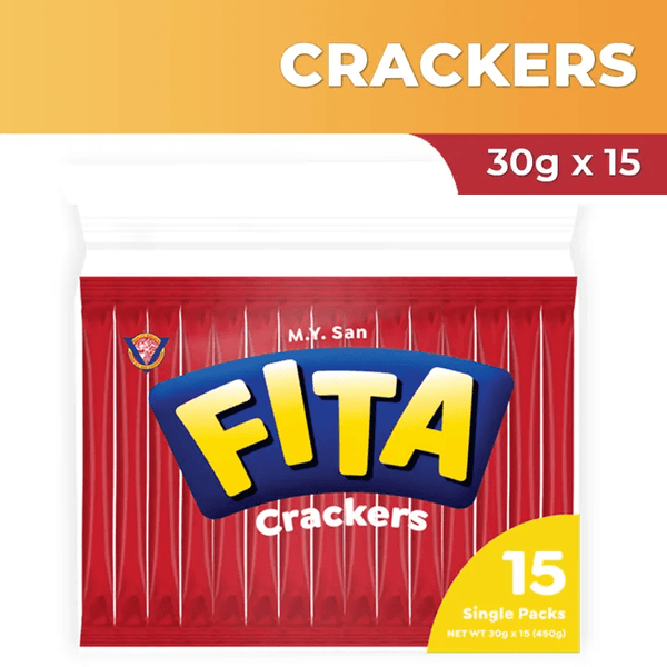 M.Y. San Fita Crackers (450g) 30g x 15 Single Pack - Pinoyhyper