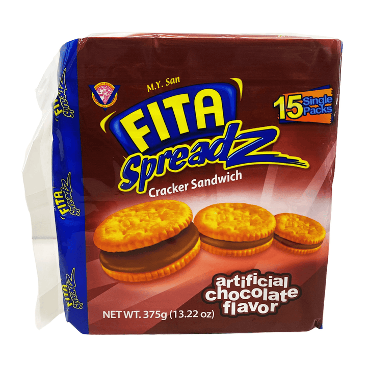M.Y. San Fita Spreadz Cracker Sandwich Chocolate Flavor - 375g - Pinoyhyper
