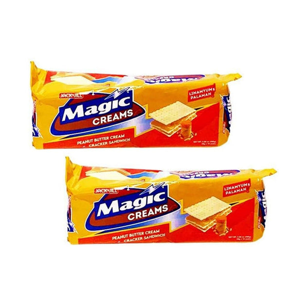 Magic Creams Peanut Butter Cream Cracker Sandwich (28gx10) 2 Pcs(Offer) - Pinoyhyper