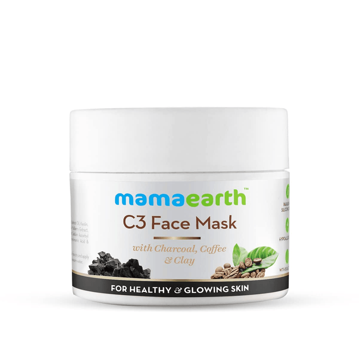 Mamaearth Face Mask With Charcoal, Coffee & Clay - 100g - Pinoyhyper
