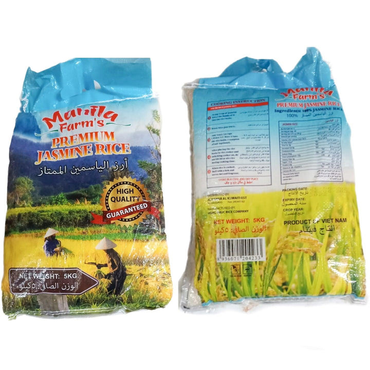 Manila Farm's Premium Jasmine Rice - 5 Kg - Pinoyhyper