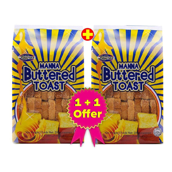 Manna Buttered Toast 200g - Lauras 1+1 (Offer) - Pinoyhyper