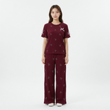 Women’s Stone Work Pajama 2pcs Set - KR032