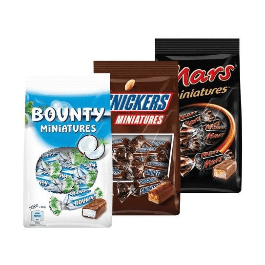 Mars Bounty Snickers Chocolate Promo Pack 150g x 3Pcs - Pinoyhyper
