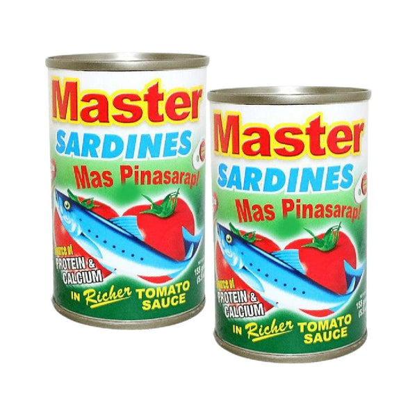 Master Sardines in Tomato Sauce - 155g x 2 Pcs (Offer) - Pinoyhyper
