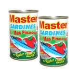 Master Sardines in Tomato Sauce - 155g x 2 Pcs (Offer) - Pinoyhyper