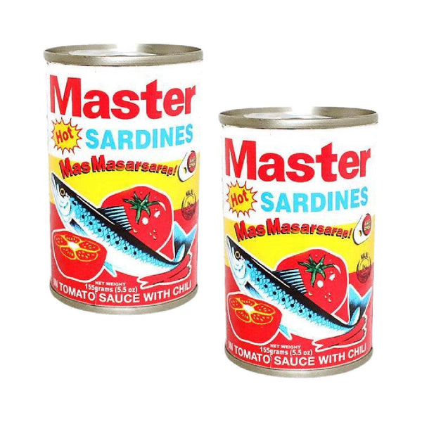 Master Sardines Spicy in Tomato Sauce - 155g x 2Pcs (Offer) - Pinoyhyper