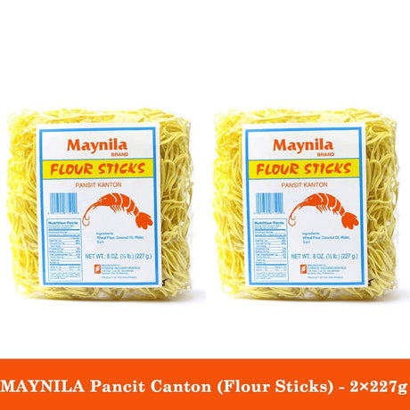 MAYNILA Pancit Canton (Flour Sticks) - 2×227g (Offer) - Pinoyhyper