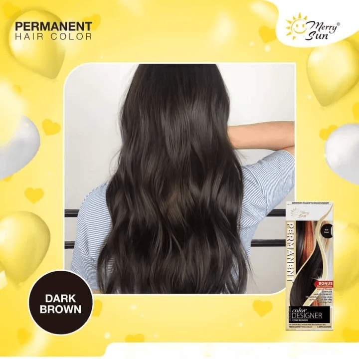MerrySun Permanent Hair Color - Dark Brown - Pinoyhyper