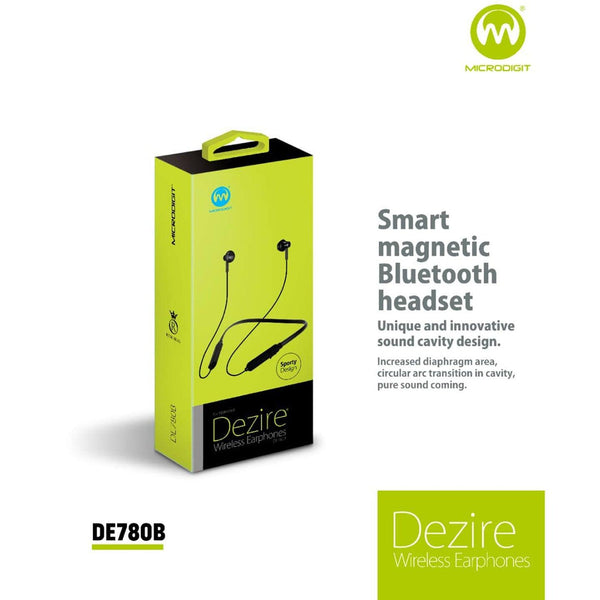 Microdigit Dezire Sports Wireless Earphone - DE780B - Pinoyhyper