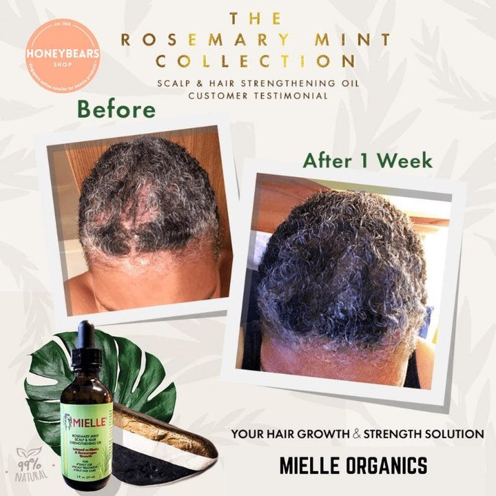 Mielle Organics Rosemary Oil Mint Scalp and Hair Strengthening Oil - 59ml - Pinoyhyper