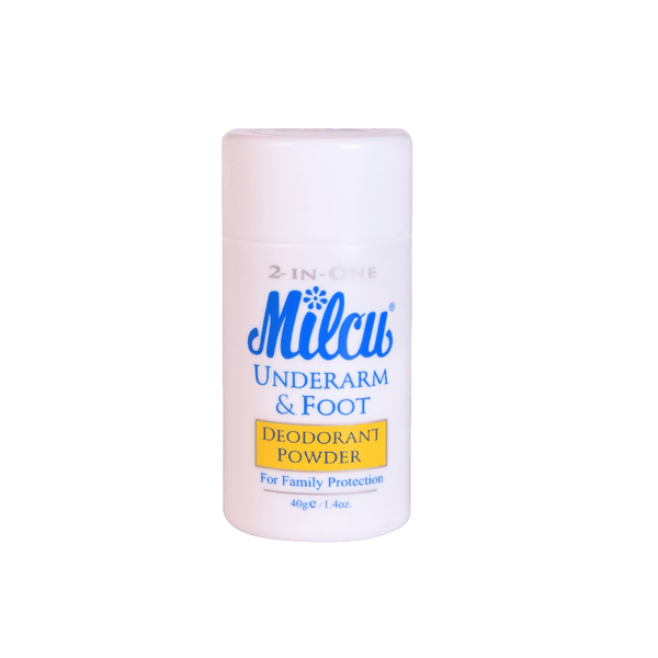 Milcu Underarm & Foot Deodorant Powder - 40g - Pinoyhyper