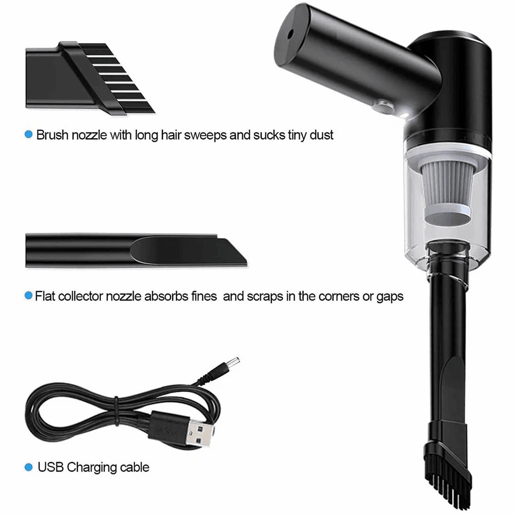 Mini Portable 2 In 1 Vacuum Cleaner XR-2304 - Pinoyhyper