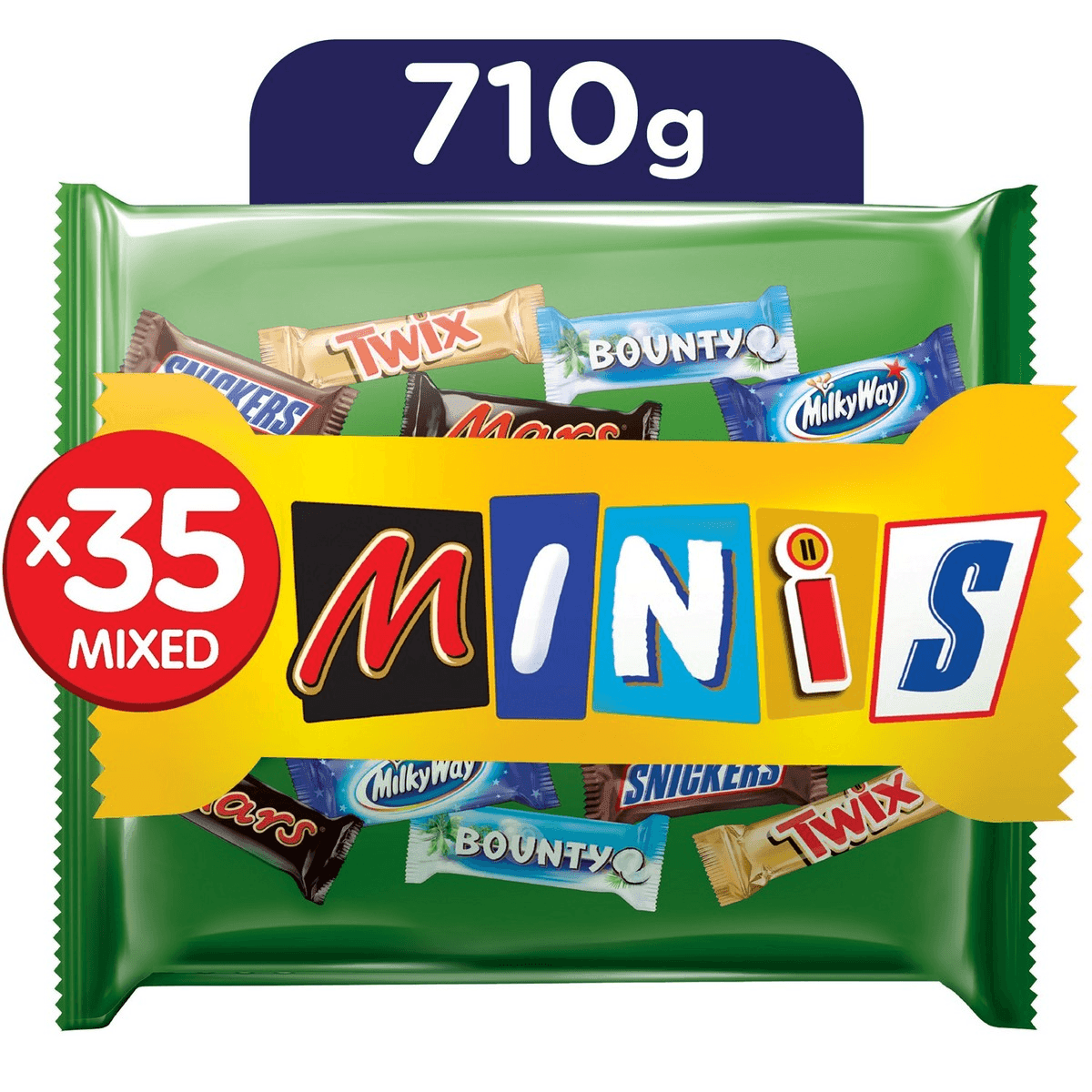 Minis Chocolate Bag 710g (35 Mixed Pcs) Value Pack - Pinoyhyper