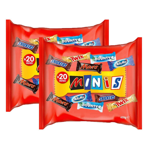 Minis Chocolate Mixed Twin Pack - 2 x 400g - Pinoyhyper