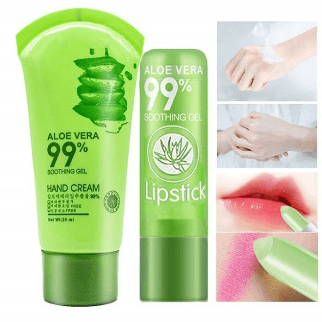 Miss Sweet Aloe Vera Hand Cream & Lip Balm - 20ml + 3g - Pinoyhyper