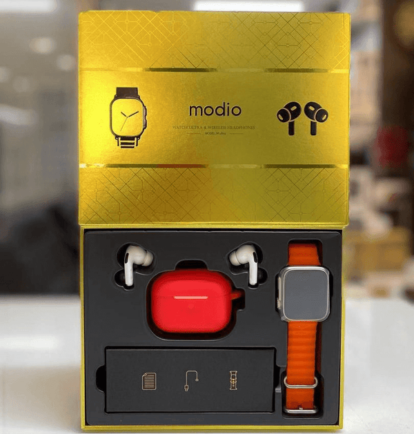 Modio M Ultra Smartwatch With Earbuds - Pinoyhyper