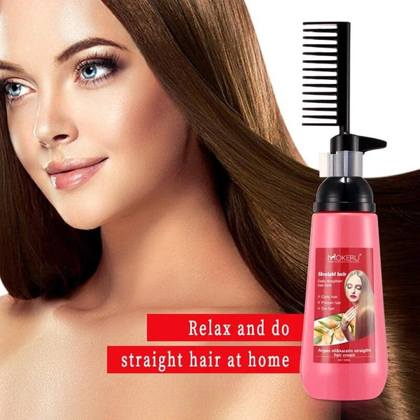 Mokeru Argan Oil & Keratin Straight Hair Cream - 150ml - Pinoyhyper
