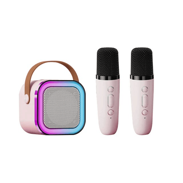 Multifunction Portable Karaoke Speaker (Double Mic) - K12 - Pinoyhyper