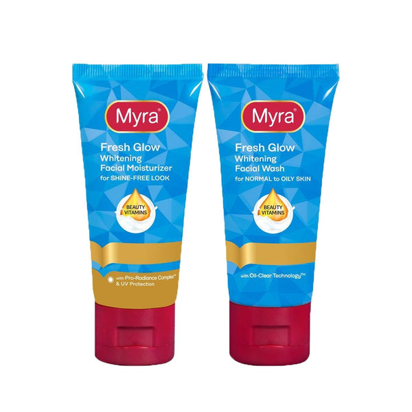 Myra Fresh Glow Facial Moisturizer + Facial Wash - 40ml+50ml (Offer) - Pinoyhyper