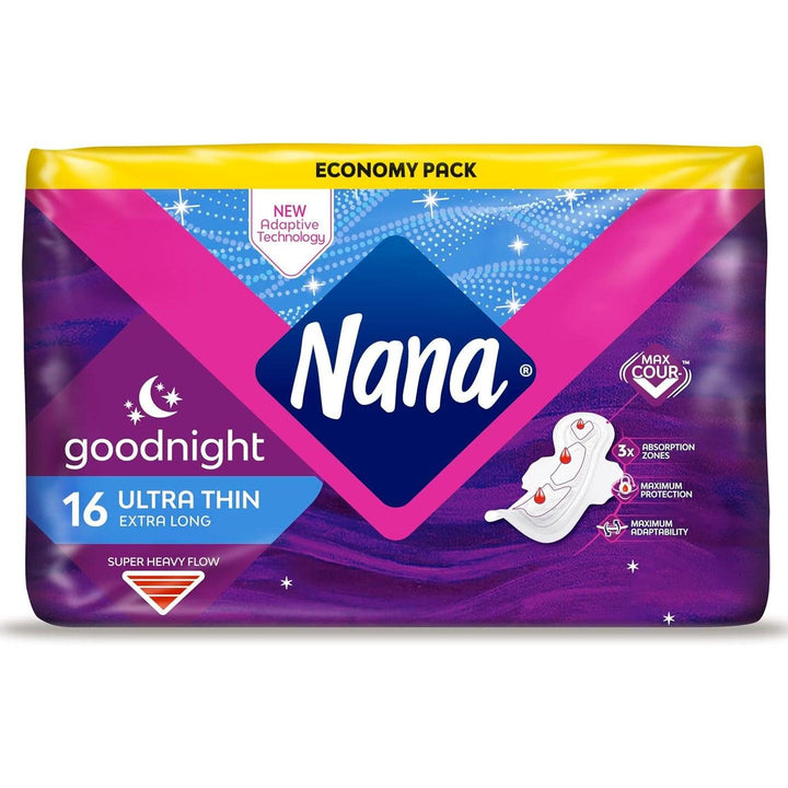 Nana Goodnight Ultra Thin Large Sanitary Pads With Wings - 16 Pads - Pinoyhyper