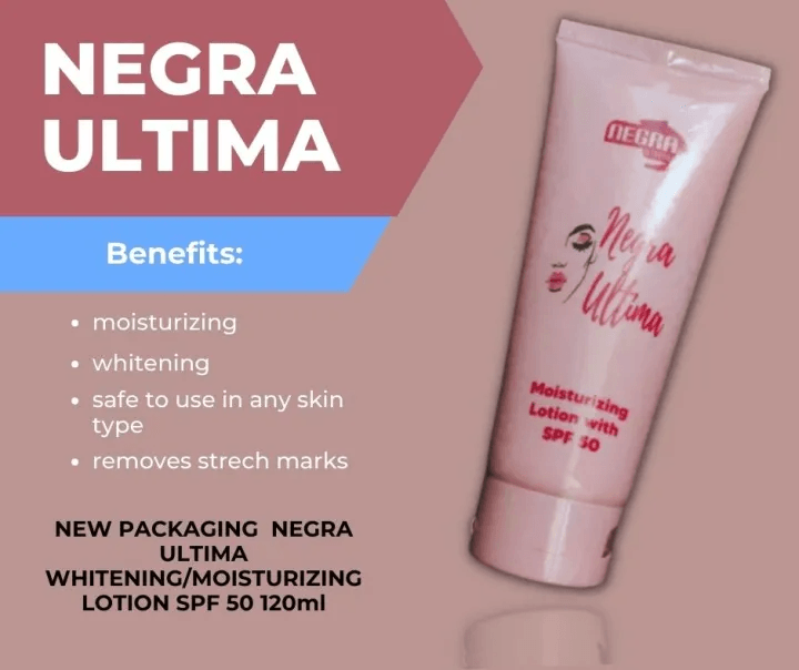 Negra Ultima Moisturizing Lotion With SPF50 - Pinoyhyper