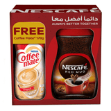 Nescafe Red Mug Instant Coffee Jar 190g + Coffeemate Value Pack 170g