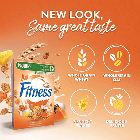 Nestle Fitness Fruits Morning Breakfast Cereal - 375g - Pinoyhyper