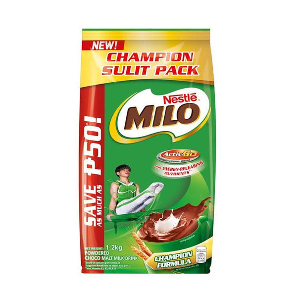 Nestle Milo Active-Go Choco Malt Milk Drink - 1.2kg - Pinoyhyper