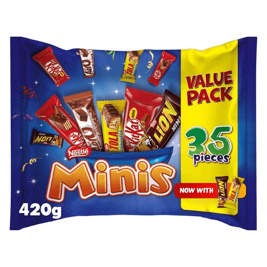 Nestle Mini Mix Chocolate 35 Pieces - 420g (Value Pack) - Pinoyhyper