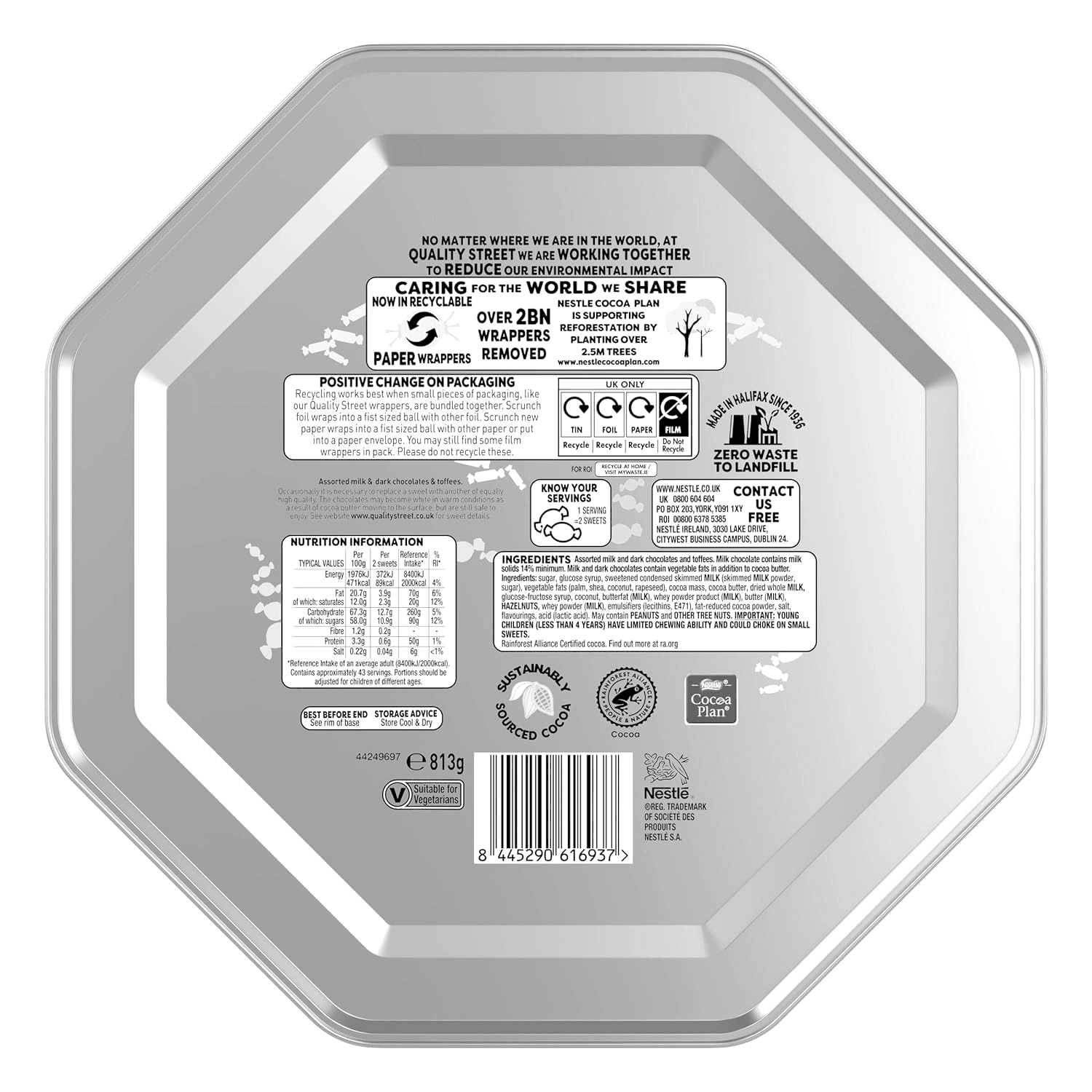 Nestle Quality Street (Chocolate) Tin - 813g - Pinoyhyper