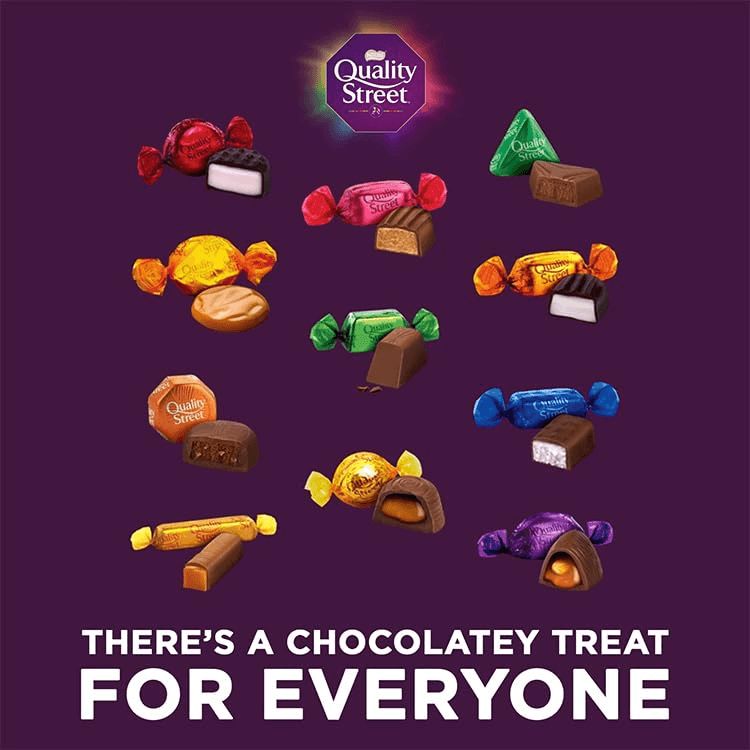 Nestle Quality Street (Chocolate) Tin - 813g - Pinoyhyper