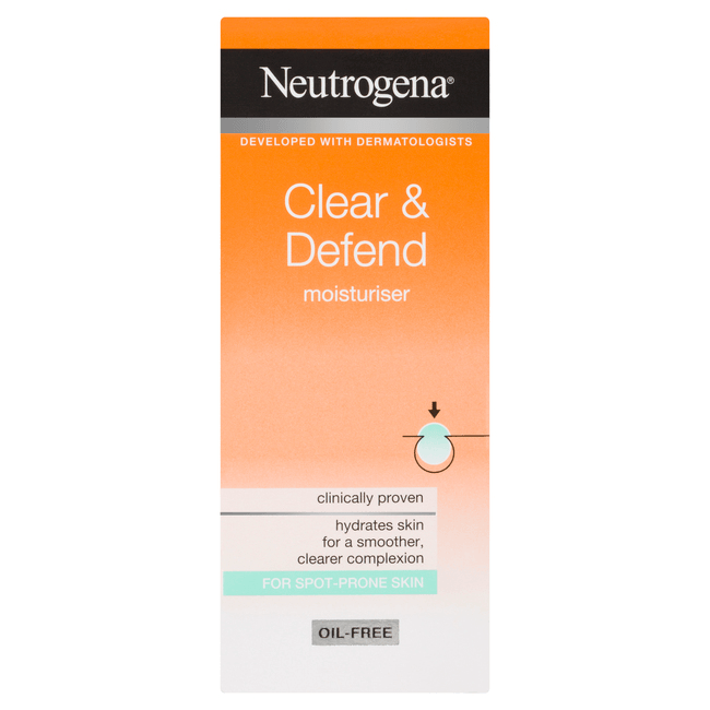 Neutrogena Clear & Defend Daily Moisturiser Oil Free - 50ml (Original) - Pinoyhyper