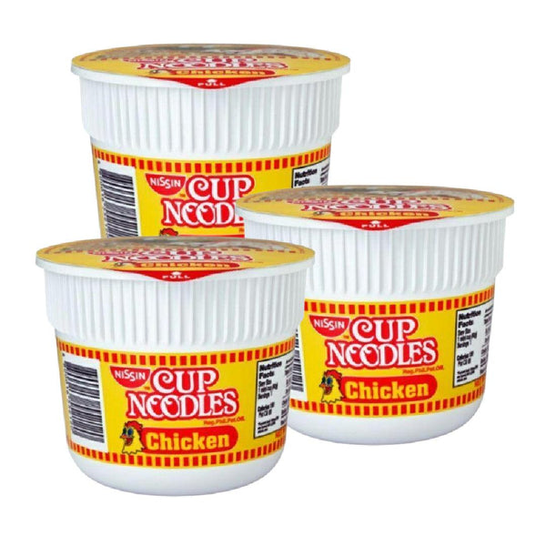 Nissin Cup Noodle Chicken - 3 Pcs x 40g - Pinoyhyper