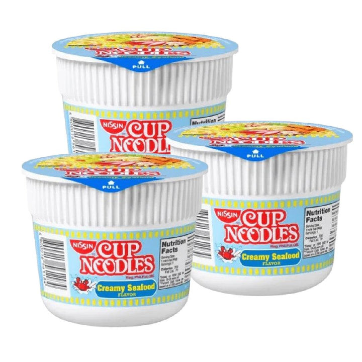 Nissin Cup Noodles Creamy Seafood - 3 Pcs x 45g - Pinoyhyper
