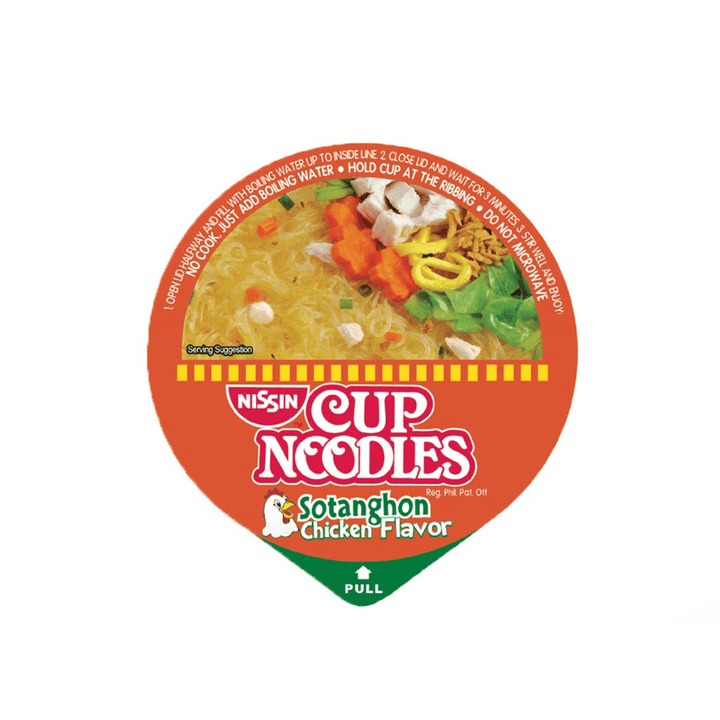 Nissin Cup Noodles Sotanghon Chicken Flavor - 3Pcs × 40g (Offer) - Pinoyhyper