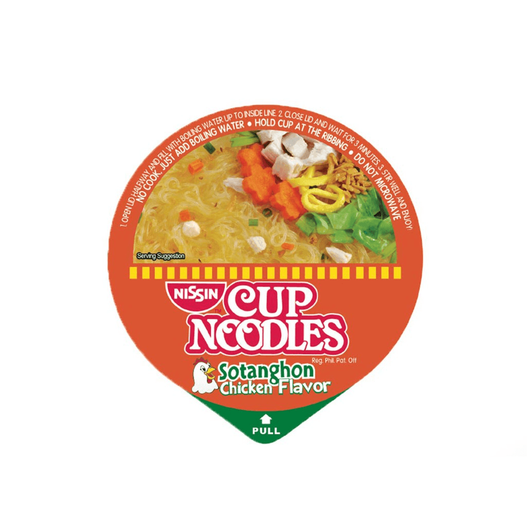 Nissin Cup Noodles Sotanghon Chicken Flavor - 40g – Pinoyhyper