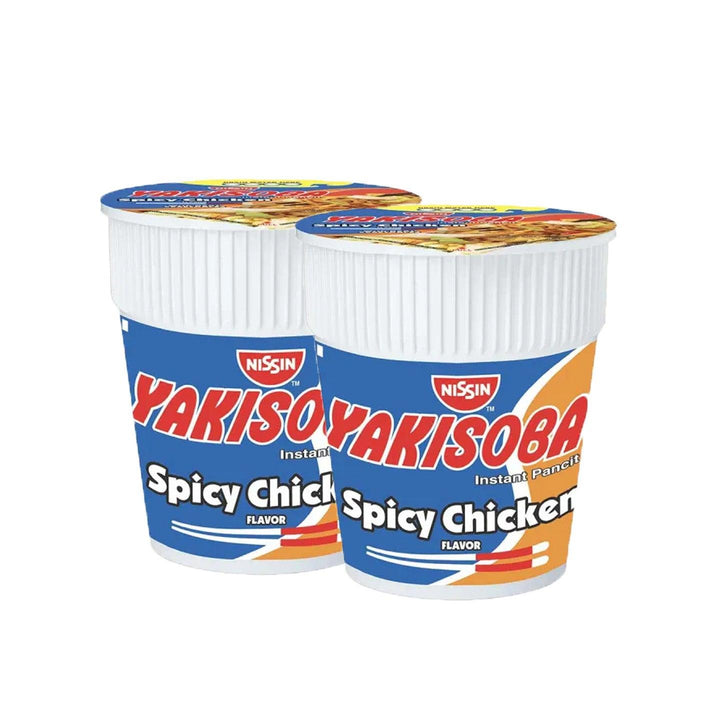Nissin Cup Yakisoba Spicy Chicken 2 × 77g (Offer) - Pinoyhyper