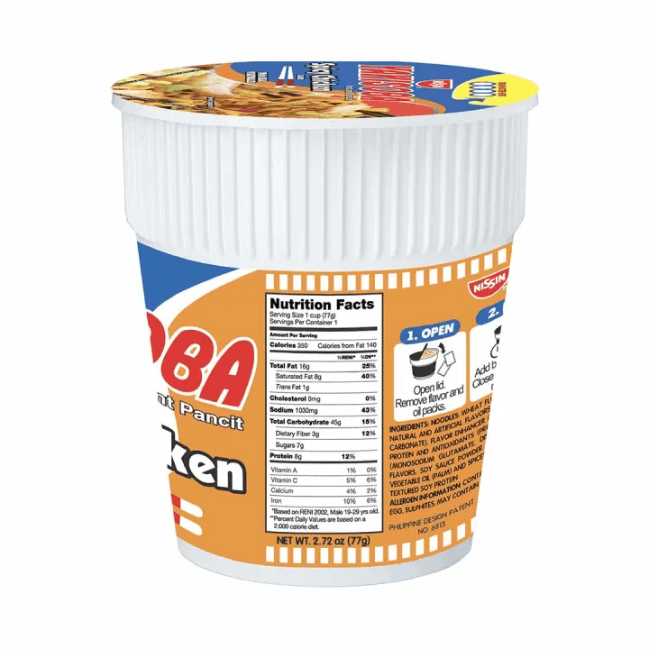 Nissin Cup Yakisoba Spicy Chicken 77g - Pinoyhyper