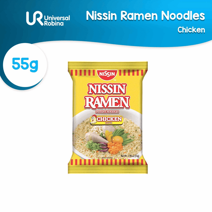 Nissin Ramen Instant Noodles Chicken Flavor - 55g - Pinoyhyper